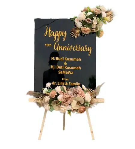 Papan Bunga Akrilik Hegarmulya