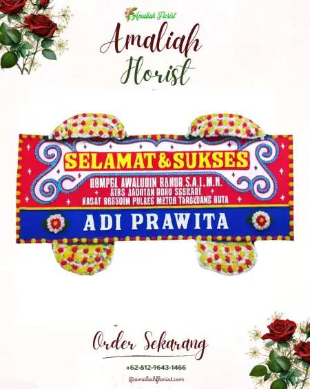 Papan Bunga Ucapan Selamat Hegarmulya